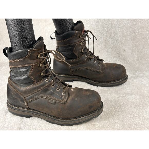Red Wing Irish Setter Ramsey 8” Work Safety Aluminum Toe Boots Mens Sz 14 - Picture 3 of 6